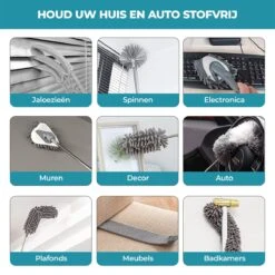 NovaBeau Plumeau Met Telescoopsteel – Microvezel Ragebol Uitschuifbaar - 9-delig Duster Set Met Voegenborstel – RVS Stoffer – Grijs Chenille Borstel – Wasbaar En Draaibaar -Schoonmaakproducten Winkel 1200x1200 2202