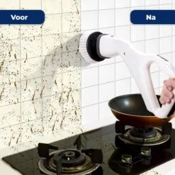 B-care Elektrische Schoonmaakborstel - 4 Opzetstukken - Wasborstel - Poetsmachine - Schrobborstel - Handborstel - Werkborstel - Schrobber - Boorborstel - Schoonmaakmiddelen - Reinigingsborstel -Schoonmaakproducten Winkel 1200x1200 2325