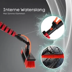 Merkloos Telescoopsteel Ramenwassen 4,6M - Met Borstel & Waterdoorvoer - Voor Ramen - Watertoevoer - Borstel -Schoonmaakproducten Winkel 1200x1200 2381