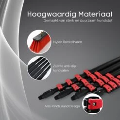 Merkloos Telescoopsteel Ramenwassen 4,6M - Met Borstel & Waterdoorvoer - Voor Ramen - Watertoevoer - Borstel -Schoonmaakproducten Winkel 1200x1200 2382