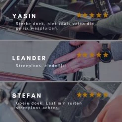 RUSH Glasdoek - Poleerdoek - Glasreiniger - Microvezeldoek - Ruitenreiniger - 40 X 40 Cm -Schoonmaakproducten Winkel 1200x1200 2663