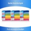15 Stuks Sorbo Microvezeldoek Gekleurd 40 X 40 Cm - Vaatdoeken Microvezel - Microvezeldoekjes (3 X 6 ) -Schoonmaakproducten Winkel 1200x1200 2721