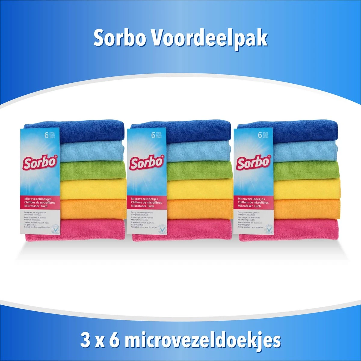 15 stuks Sorbo microvezeldoek gekleurd 40 x 40 cm - Vaatdoeken microvezel - Microvezeldoekjes (3 x 6 ) 15 Stuks Sorbo Microvezeldoek Gekleurd 40 X 40 Cm - Vaatdoeken Microvezel - Microvezeldoekjes (3 X 6 ) -Schoonmaakproducten Winkel 1200x1200 2721