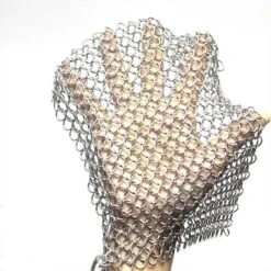 LOUZIR RVS Gietijzer Cleaner Voor Pannen - Metalen Borstel- Scrubmat- Zilver -Schoonmaakproducten Winkel 1200x1200 2823