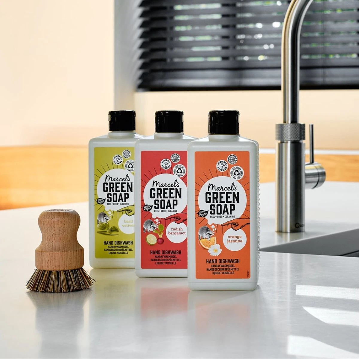 Marcel's Green Soap Afwasmiddel Basilicum & Vertivert gras - 6 x 500 ml Marcel's Green Soap Afwasmiddel Basilicum & Vertivert Gras - 6 X 500 Ml -Schoonmaakproducten Winkel 1200x1200 348