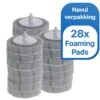 RevoBrush 28x Crystal Clean Foaming Pads Navulling - WC Borstel Met Houder Vrijstaand -Schoonmaakproducten Winkel 1200x1200 40