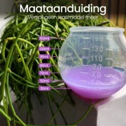 BluGo Doseerbol 5 Stuks - Wasbollen - Doseerdop - Drogerballen - Wasballen - Herbruikbaar - Maataanduiding - 150ml -Schoonmaakproducten Winkel 1200x1200 634