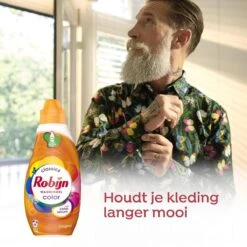 Robijn Klein & Krachtig Color Vloeibaar Wasmiddel - 8 X 19 Wasbeurten - Voordeelverpakking -Schoonmaakproducten Winkel 1200x1200 648