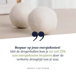 Geniet Van Gemak® | Herbruikbare Wollen Drogerballen | Wasbollen | Schaapswol | Duurzame En Energiebesparende Wasballen | 6 XL Drogerballen -Schoonmaakproducten Winkel 1200x1200 653