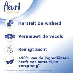 Fleuril Renew Wit - Vloeibaar Wasmiddel - 45 Wasbeurten -Schoonmaakproducten Winkel 1200x1200 746