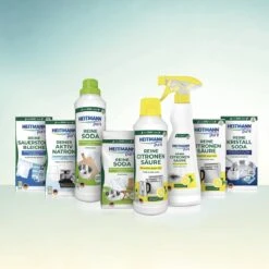 HEITMANN Pure Ontkalker- Citroenzuur Ontkalker, Natuurvriendelijke Kalkreiniger Voor Een Hygiënische Reiniging - Poeder, 1x 350 G -Schoonmaakproducten Winkel 1200x1200 75