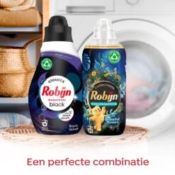 Robijn Klein & Krachtig Classics Black Velvet Vloeibaar Wasmiddel - 8 X 19 Wasbeurten - Voordeelverpakking -Schoonmaakproducten Winkel 1200x1200 875