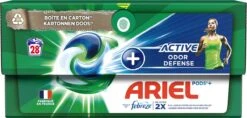 Ariel Wasmiddel Pods + Actieve Geurbestrijding - 4 X 28 Wasbeurten - Voordeelverpakking -Schoonmaakproducten Winkel 1200x572 1