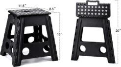 Buxibo - Kruk - Krukje - Keukentrap - Keukentrapje - Opvouwbaar Trapje - Keuken/Badkamer/Schuur Trapje - 29 X 24 X 40cm -Schoonmaakproducten Winkel 1200x667 1