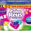 Color Reus Power Caps Wascapsules - Wasmiddel Capsules - Voordeelverpakking - 52 Wasbeurten -Schoonmaakproducten Winkel 1200x704 4