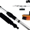 Telescoopsteel Ramenwassen Telescoopsteel Met Borstel Waterdoorlatende Wasborstel Met Telescopische Steel - Wasborstel Auto - Wasborstel Met Uitschuifbare Steel - Wasborstel Met Steel - Wasborstel Gardena - Wasborstel Met Wateraansluiting