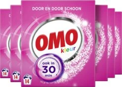 Omo Kleur Waspoeder - 6 X 14 Wasbeurten - Voordeelverpakking -Schoonmaakproducten Winkel 1200x861 1