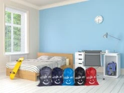 Wonair - Waszakken Voor Wasgoed - 60x90cm - Hemelsblauw - Met Trekkoord -Schoonmaakproducten Winkel 1200x899 9