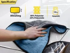 Droogdoek Auto - Watermagneet - Microvezel - Doek - 45 X 38 Cm - Blauw - Super Zacht! -Schoonmaakproducten Winkel 1200x900 21