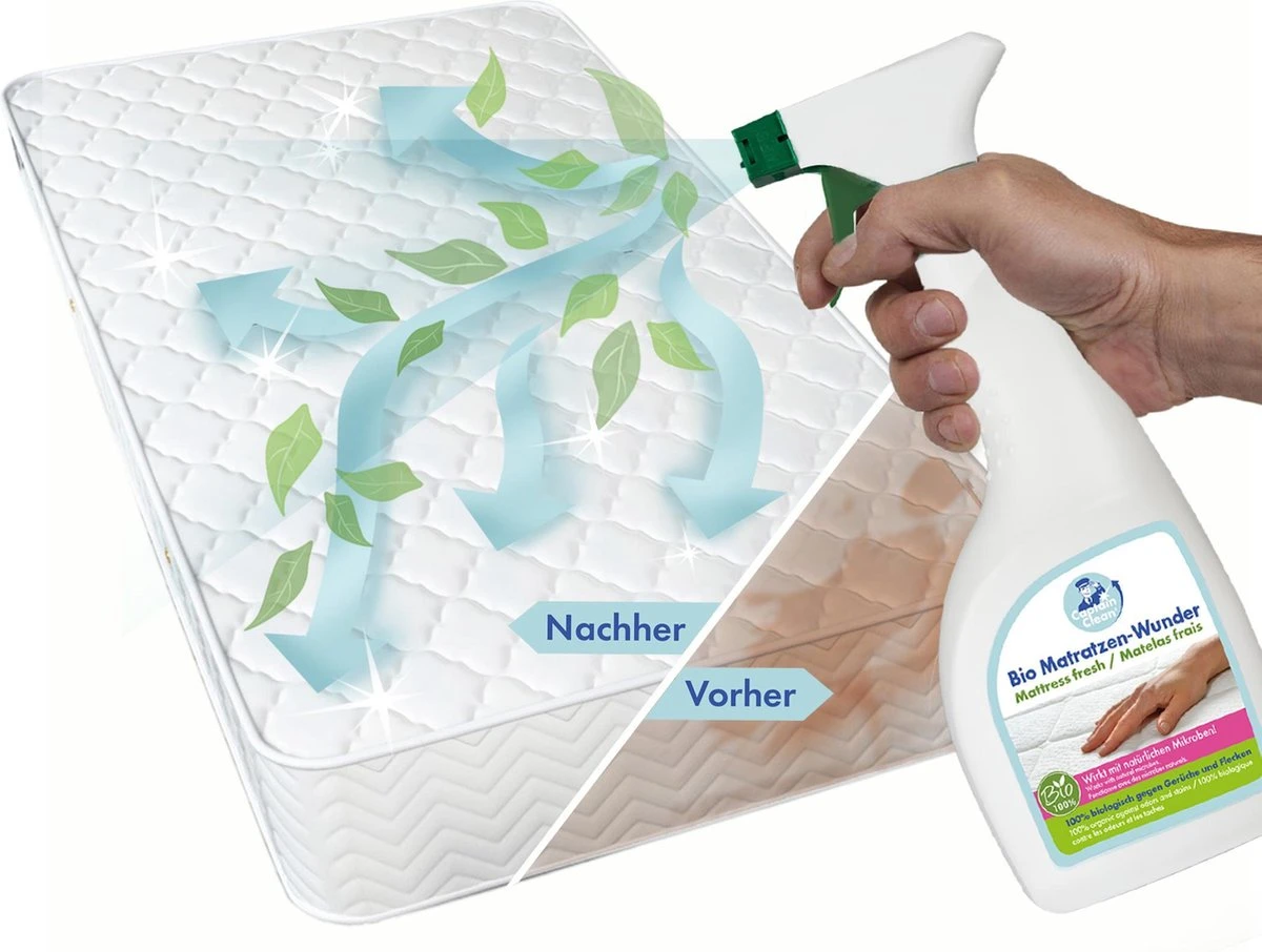 Bio Matras Wonder Matras opfrisser en vlekkenreiniger vlekverwijderaar 100% biologisch met probiotische enzymen Lavendelgeur Verwijderd tevens huisstofmijt, huisstofmijt spray, huismijt spray, huisstofmijt bestrijder per set van 2 x 500 ML Bio Matras Wonder Matras Opfrisser En Vlekkenreiniger Vlekverwijderaar 100% Biologisch Met Probiotische Enzymen Lavendelgeur Verwijderd Tevens Huisstofmijt, Huisstofmijt Spray, Huismijt Spray, Huisstofmijt Bestrijder Per Set Van 2 X 500 ML -Schoonmaakproducten Winkel