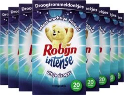 Robijn Intense Morgenfris Droogtrommeldoekjes - 9 X 20 Stuks - Voordeelverpakking -Schoonmaakproducten Winkel 1200x914
