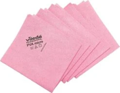 Vileda Microvezeldoek PVA Rood Pak Van 5 Stuks -Schoonmaakproducten Winkel 1200x934 2