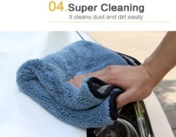 Droogdoek Auto - Watermagneet - Microvezel - Doek - 45 X 38 Cm - Blauw - Super Zacht! -Schoonmaakproducten Winkel 1200x939 5