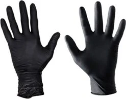 Merkloos Handschoenen Wegwerp Nitril - Latex Vrij - Ongepoederd - Zwart - Maat M - 100 Stuks -Schoonmaakproducten Winkel 1200x949 2