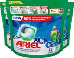 Ariel All In 1 Pods + Actieve Geurbestrijding - Wasmiddel Wascapsules - 3 X 35 Wasbeurten - Voordeelverpakking