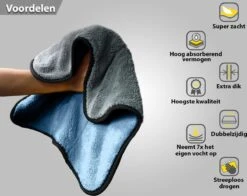 Droogdoek Auto - Watermagneet - Microvezel - Doek - 45 X 38 Cm - Blauw - Super Zacht! -Schoonmaakproducten Winkel 1200x953 1