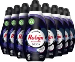 Robijn Klein & Krachtig Classics Black Velvet Vloeibaar Wasmiddel - 8 X 19 Wasbeurten - Voordeelverpakking -Schoonmaakproducten Winkel 1200x984 1