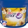 Lenor All In 1 Pods - Wasmiddel Pods - Gouden Orchidee - 3 X 39 Wasbeurten - Voordeelverpakking -Schoonmaakproducten Winkel 1200x999 1