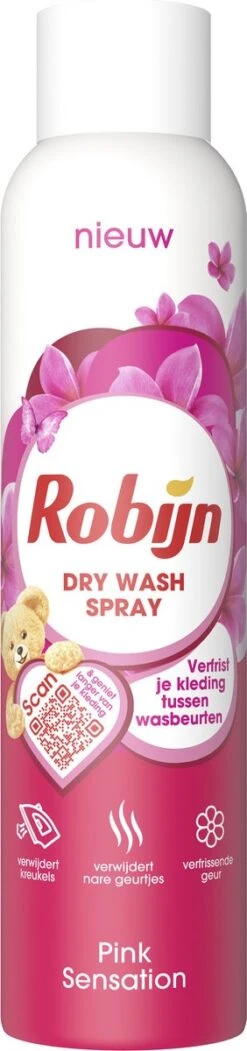 Robijn Pink Sensation Dry Wash Spray 200 Ml 3 Robijn Pink Sensation Dry Wash Spray 200 Ml -Schoonmaakproducten Winkel 282x1200 1