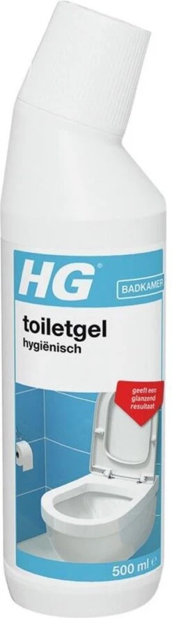 HG Toiletgel Hygiënisch - 500 Ml - Glanzend Resultaat - Krachtige Reiniger En Ontkalker -Schoonmaakproducten Winkel 334x1200 6