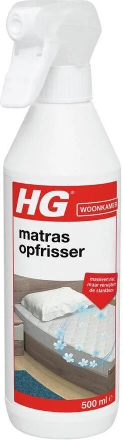 HG Matrasopfrisser - 500ml - Maskeert Niet, Maar Neemt De Bron Weg - Geeft Snel Een Fris Matras -Schoonmaakproducten Winkel 337x1200 1