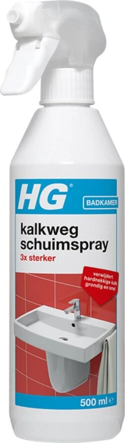 HG Kalkweg Schuimspray 3x Sterker - 500ml - Verwijdert Extreme Kalkresten - 100% Opgelost, 100% Resultaat 7 HG Kalkweg Schuimspray 3x Sterker - 500ml - Verwijdert Extreme Kalkresten - 100% Opgelost, 100% Resultaat -Schoonmaakproducten Winkel 340x1200