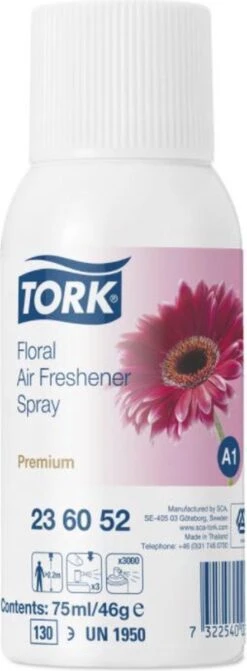 Tork Navulling Voor Luchtverfrisser Bloemen Systeem A1 Flacon Van 75 Ml -Schoonmaakproducten Winkel 442x1200
