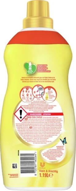 Robijn Klein & Krachtig Zwitsal Vloeibaar Wasmiddel - 2 X 34 Wasbeurten - Voordeelverpakking -Schoonmaakproducten Winkel 480x1200 3