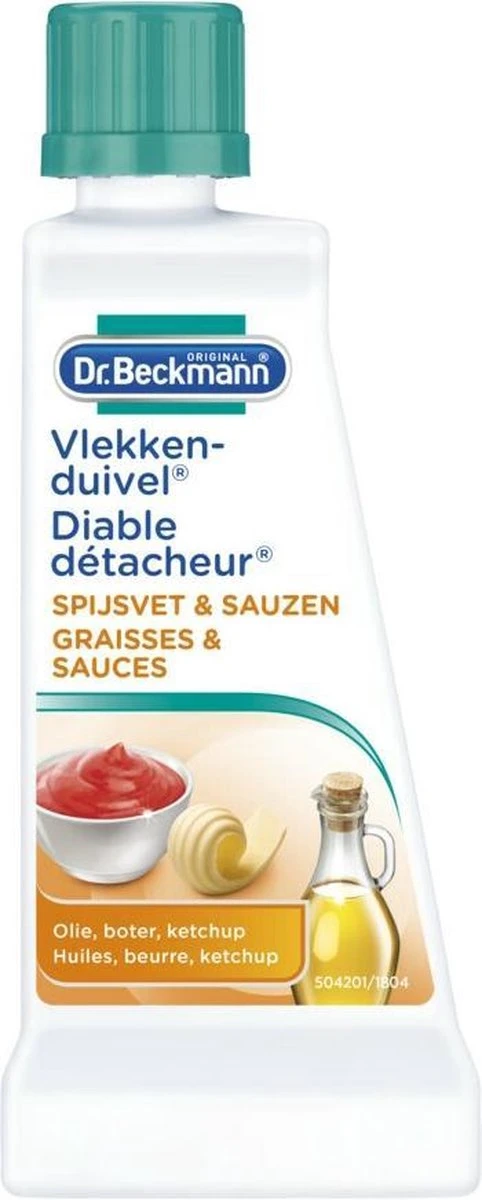 Dr. Beckmann Vlekkenduivel Spijsvet & Sauzen 50 ml Dr. Beckmann Vlekkenduivel Spijsvet & Sauzen 50 Ml -Schoonmaakproducten Winkel 482x1200 1