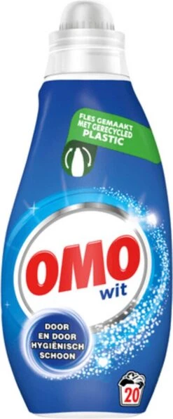 Omo Klein & Krachtig Wit Vloeibaar Wasmiddel - 8 X 20 Wasbeurten - Voordeelverpakking -Schoonmaakproducten Winkel 497x1200 1