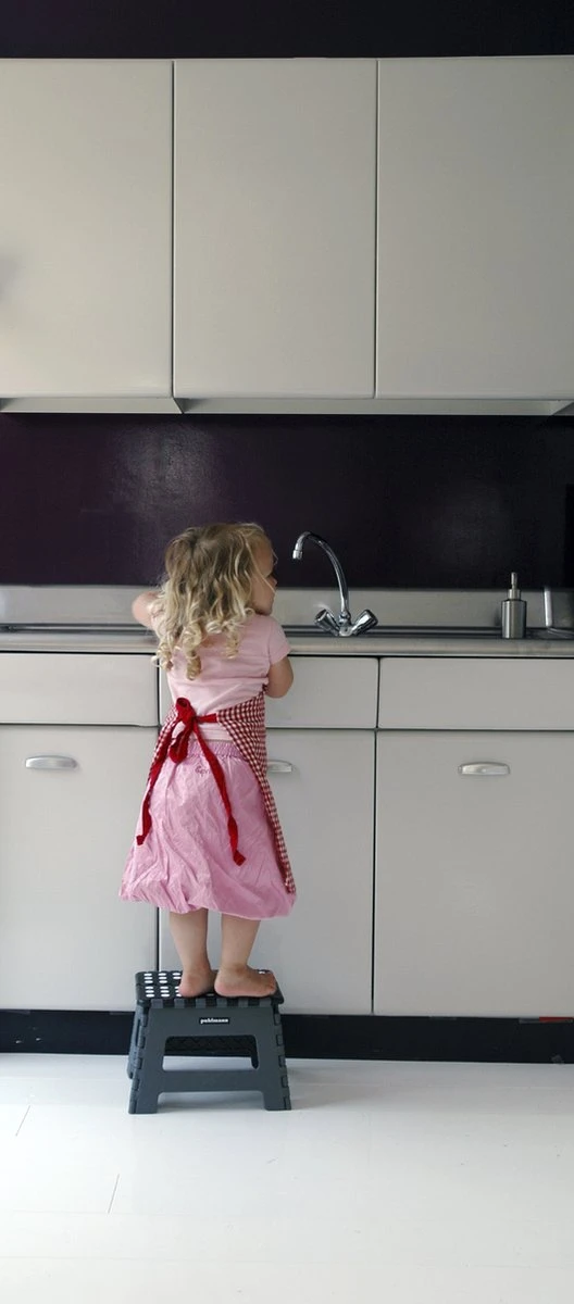 PUHLMANN - inklapbare kruk, JAMES, plastic, grijs, 22 cm hoog, max 100 kilo PUHLMANN - Inklapbare Kruk, JAMES, Plastic, Grijs, 22 Cm Hoog, Max 100 Kilo -Schoonmaakproducten Winkel 528x1200 2