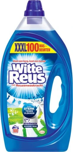 Witte Reus Gel Wasmiddel- Kwartaalverpakking - 100 Wasbeurten -Schoonmaakproducten Winkel 581x1200 2