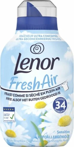 Lenor Fresh Air Sensitive - Wasverzachter - 6 X 34 Wasbeurten Voordeelverpakking -Schoonmaakproducten Winkel 608x1200