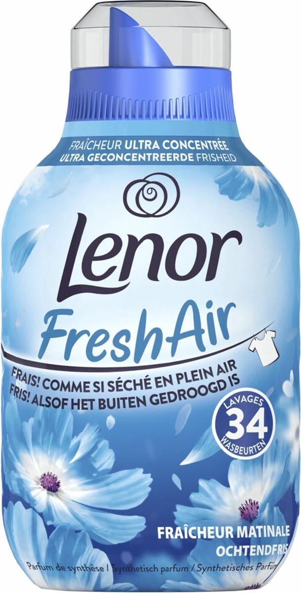 Lenor Wasverzachter Fresh Air Ochtendfris 476 ml Lenor Wasverzachter Fresh Air Ochtendfris 476 Ml -Schoonmaakproducten Winkel 609x1200 3