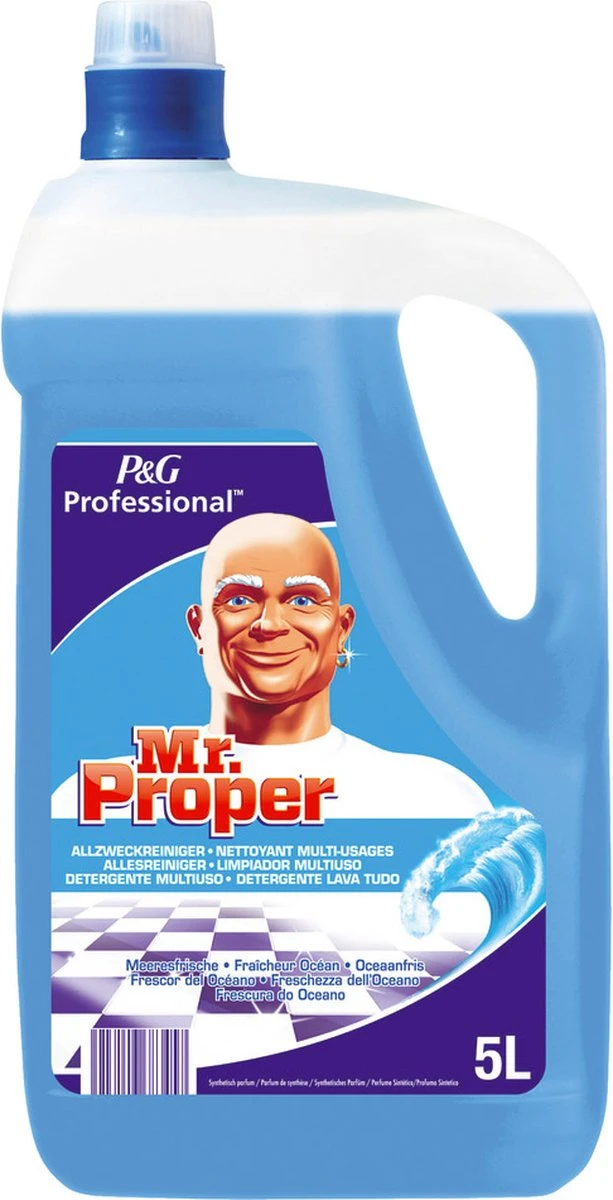 Mr Proper allesreiniger oceaan fles van 5 liter Mr Proper Allesreiniger Oceaan Fles Van 5 Liter -Schoonmaakproducten Winkel