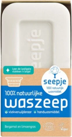 Seepje - Vast Wasmiddel - Waszeep/Vlekverwijderaar - Bergamot En Limoengras -Schoonmaakproducten Winkel 630x1200