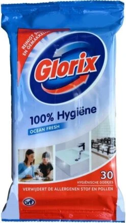 Glorix Doekjes Ocean - 100% Hygiene - 6 X 30 = 180 Vochtige Schoonmaakdoekjes -Schoonmaakproducten Winkel 682x1200 3