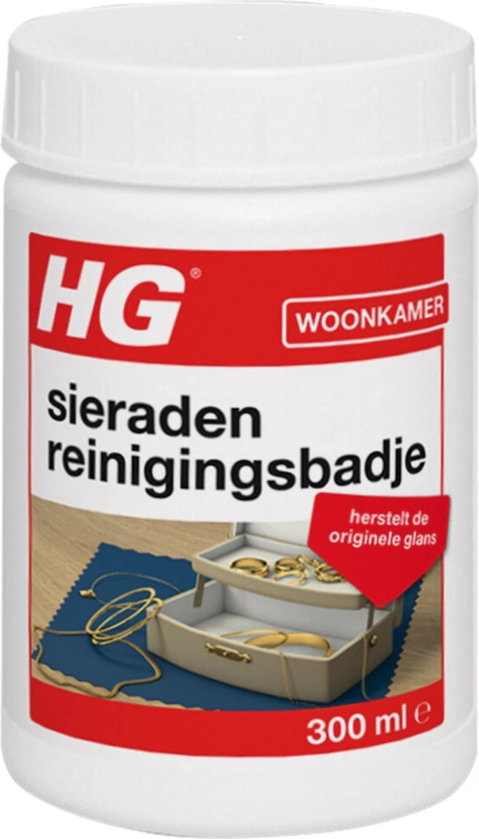HG sieraden reinigingsbadje - 300 ml - inclusief borstelje en pincet HG Sieraden Reinigingsbadje - 300 Ml - Inclusief Borstelje En Pincet -Schoonmaakproducten Winkel