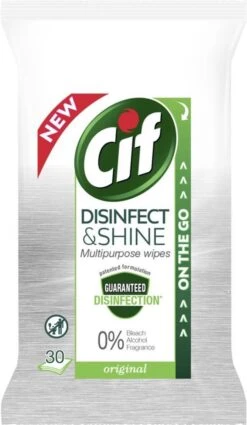 Cif Disinfect & Shine Wipes Original Desinfectie Schoonmaakdoekjes - 12 X 30 Doekjes - Voordeelverpakking 13 Cif Disinfect & Shine Wipes Original Desinfectie Schoonmaakdoekjes - 12 X 30 Doekjes - Voordeelverpakking -Schoonmaakproducten Winkel 697x1200 1