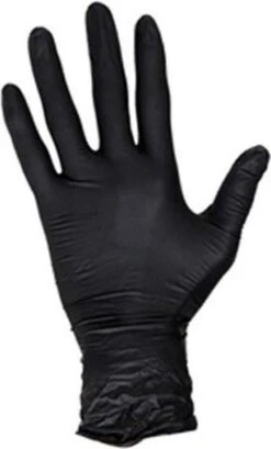Handschoenen Wegwerp Nitril - Latex Vrij - Ongepoederd - Zwart - Maat L - 100 Stuks -Schoonmaakproducten Winkel 725x1200 4